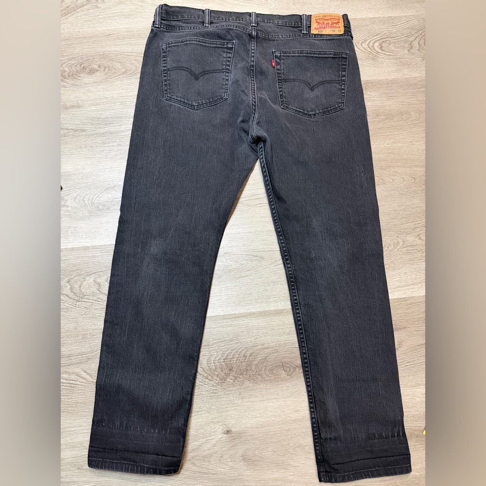 Levi's Charcoal Buttoned Denim - Picture 2 of 6